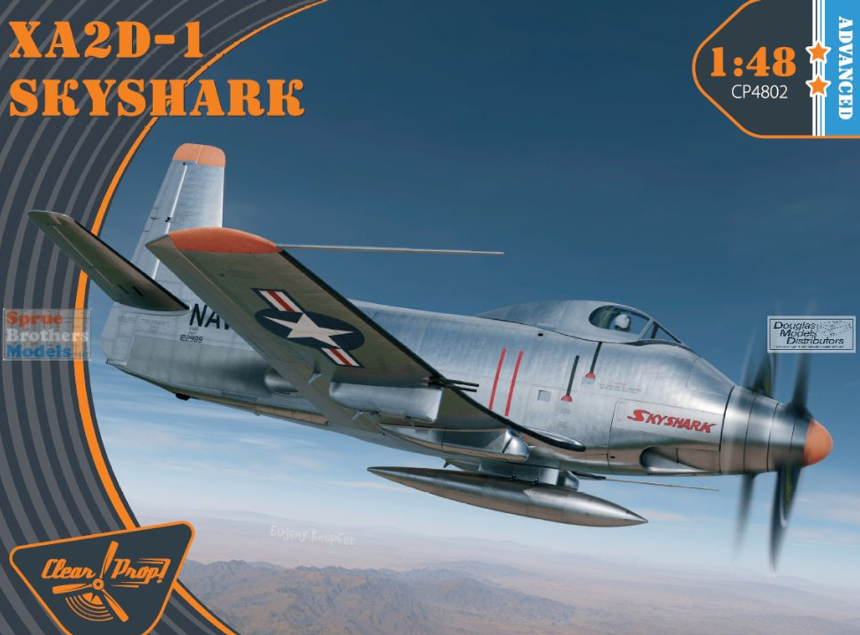 Сборная модель 1/48 Douglas XA2D-1 Skyshark (Clear Prop)