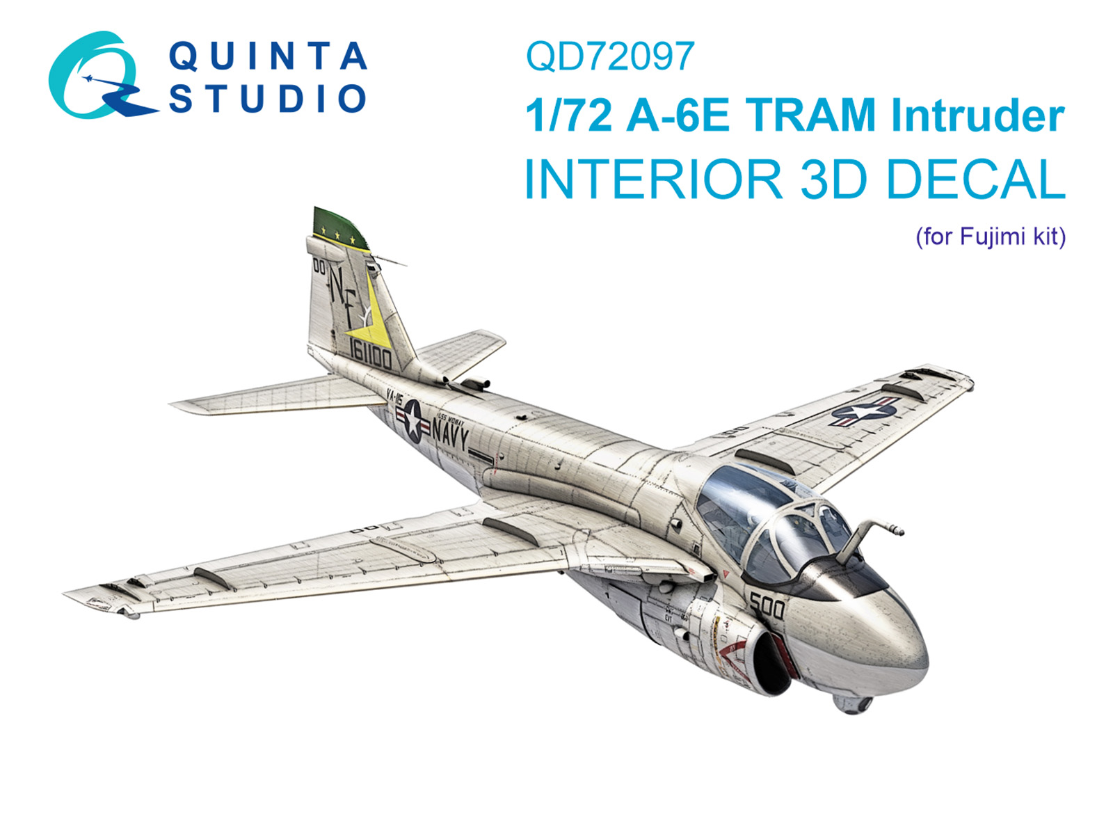 3D Декаль интерьера кабины A-6E TRAM Intruder (Fujimi)