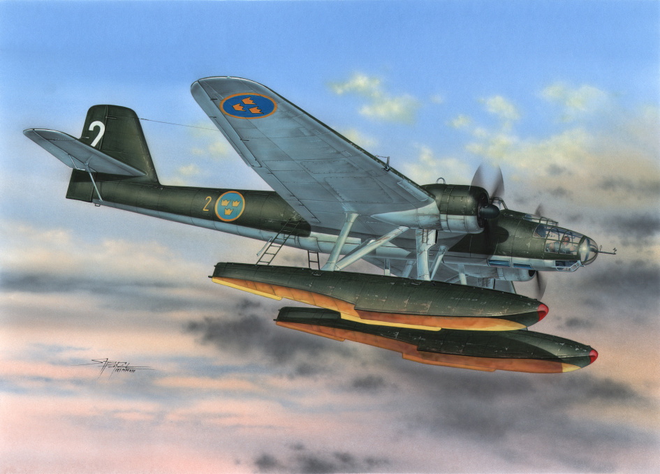 Сборная модель 1/48 Heinkel He 115 'Scandinavian Service' (Special Hobby)