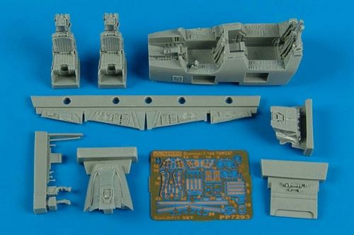 Дополнения из смолы 1/72 Кабина пилота Grumman F-14A Tomcat (Fujimi/KA-Models kits)