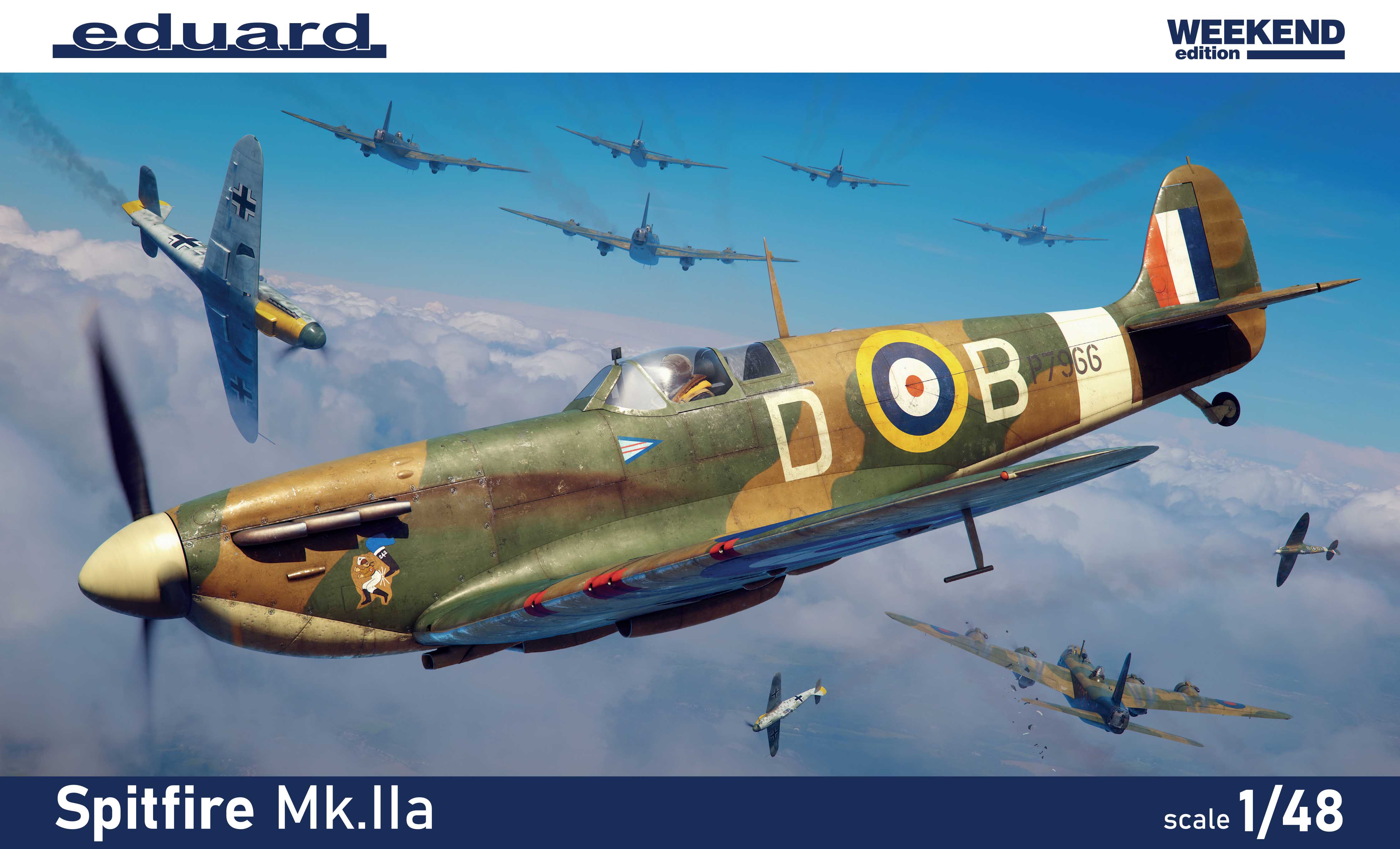 Сборная модель 1/48 Spitfire Mk.IIa (Weekend Edition) (Eduard kits)
