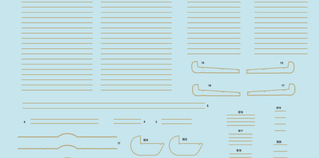 Декаль 1/72 Fokker D.VII rib tapes linen (EDU)