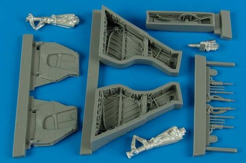 Дополнения из смолы 1/48 Ниша шасси для de Havilland Sea Vixen FAW. 2 (для модели Airfix)