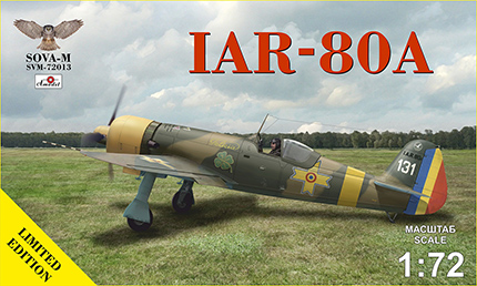 Сборная модель 1/72 IAR-80A (2x camo) Limited Edition (Sova-M)