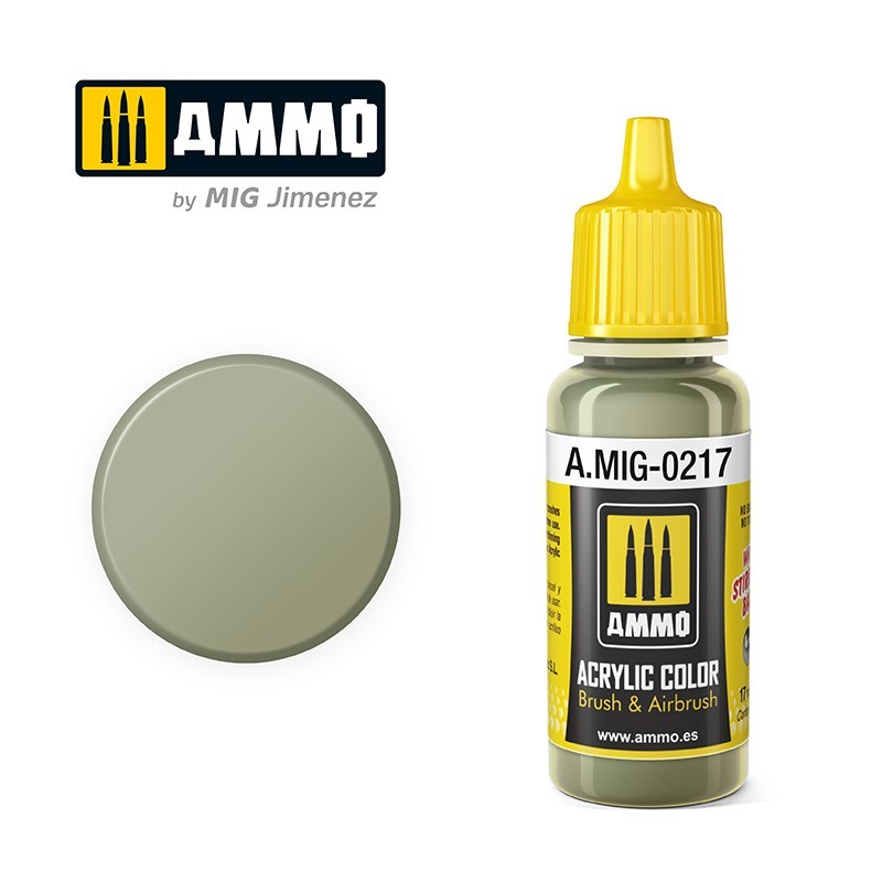 Краска акриловая RLM 02 GRAU (немецкий серый)  (Ammo Mig) (17ml)