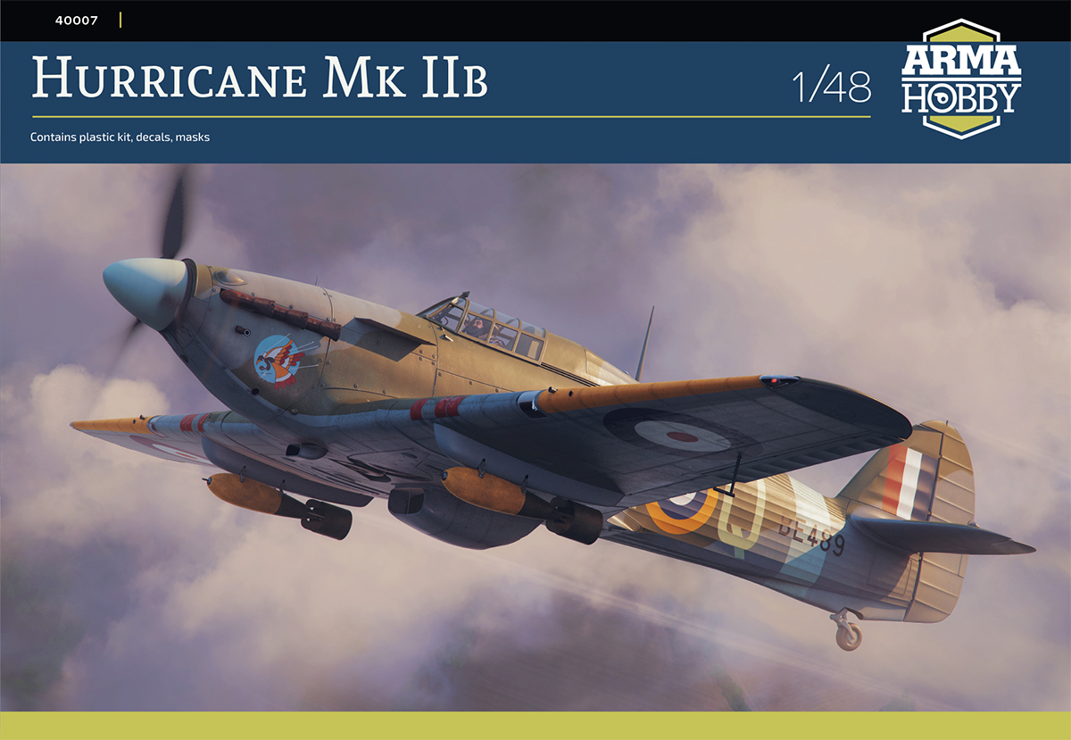 Сборная модель 1/48 Hawker Hurricane Mk.IIb (Arma Hobby)