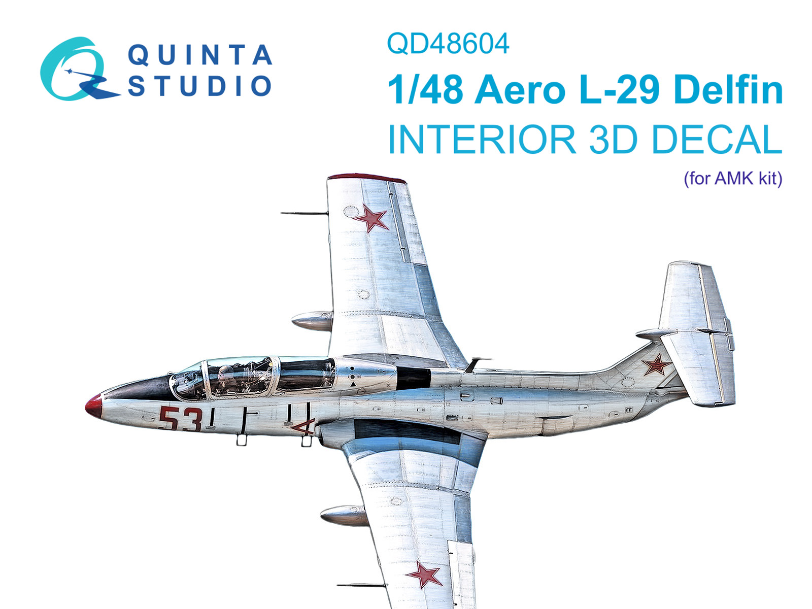 3D Декаль интерьера кабины L-29 Delfin (AMK)