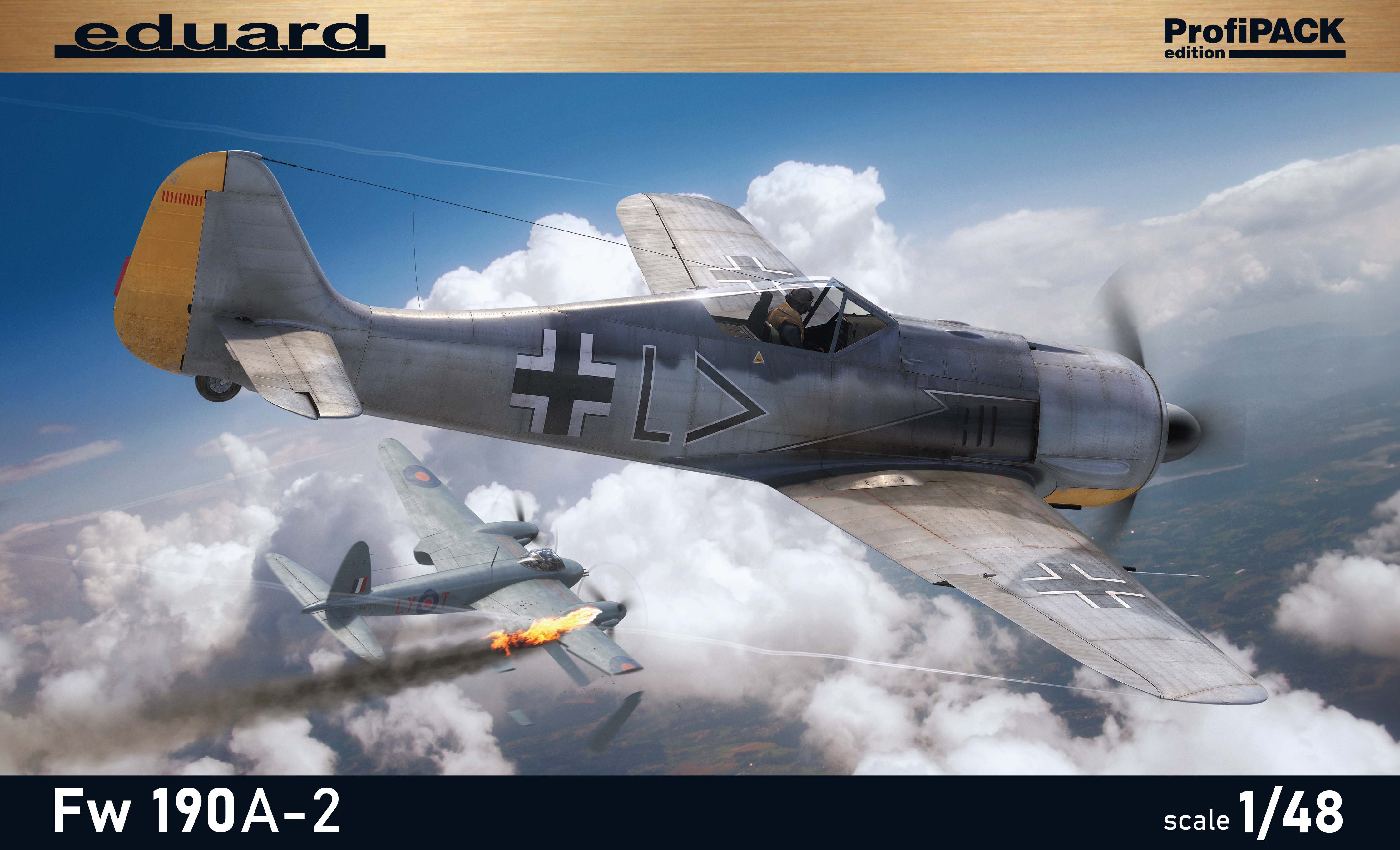 Сборная модель 1/48 Focke-Wulf Fw-190A-2 ProfiPACK edition kit (Eduard kits)