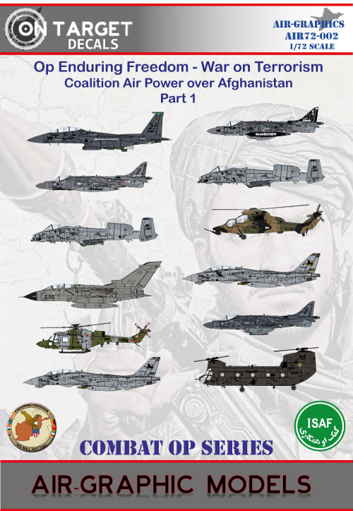 Декаль 1/72 Operation Enduring Freedom 'Coalition Air Power over Afghanistan Part 1 (AGM)