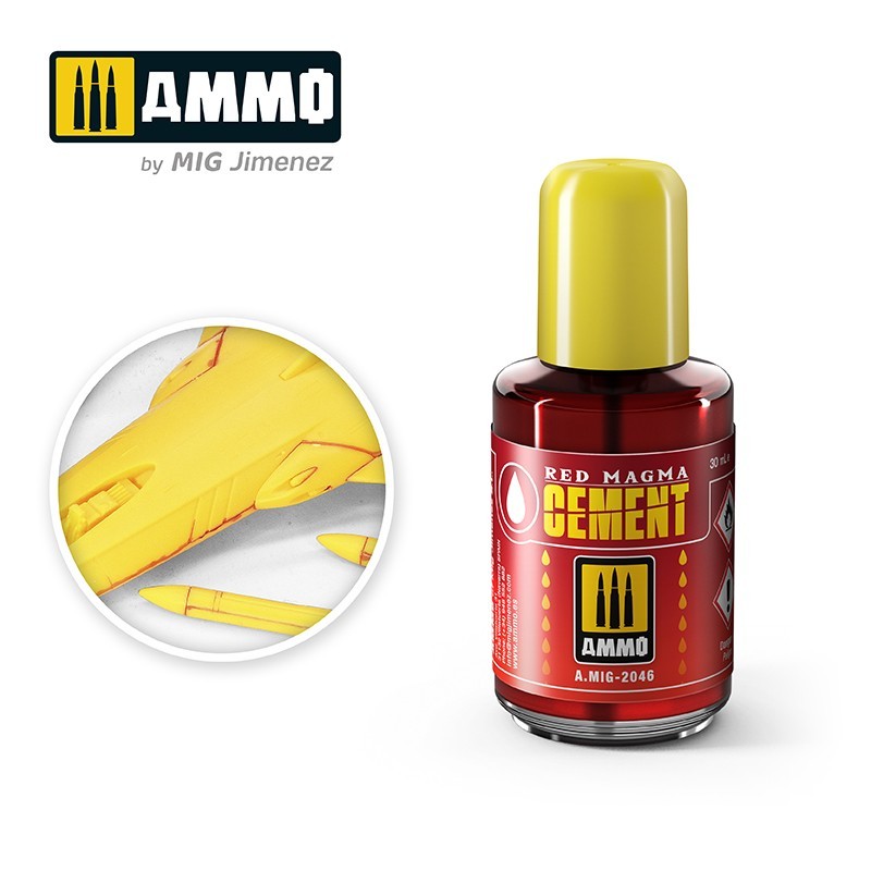 Red Magma Cement(Ammo Mig) (30ml)