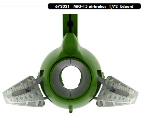 Дополнения из смолы 1/72 Воздушный тормоз МиГ-15 (для модели Eduard kits)