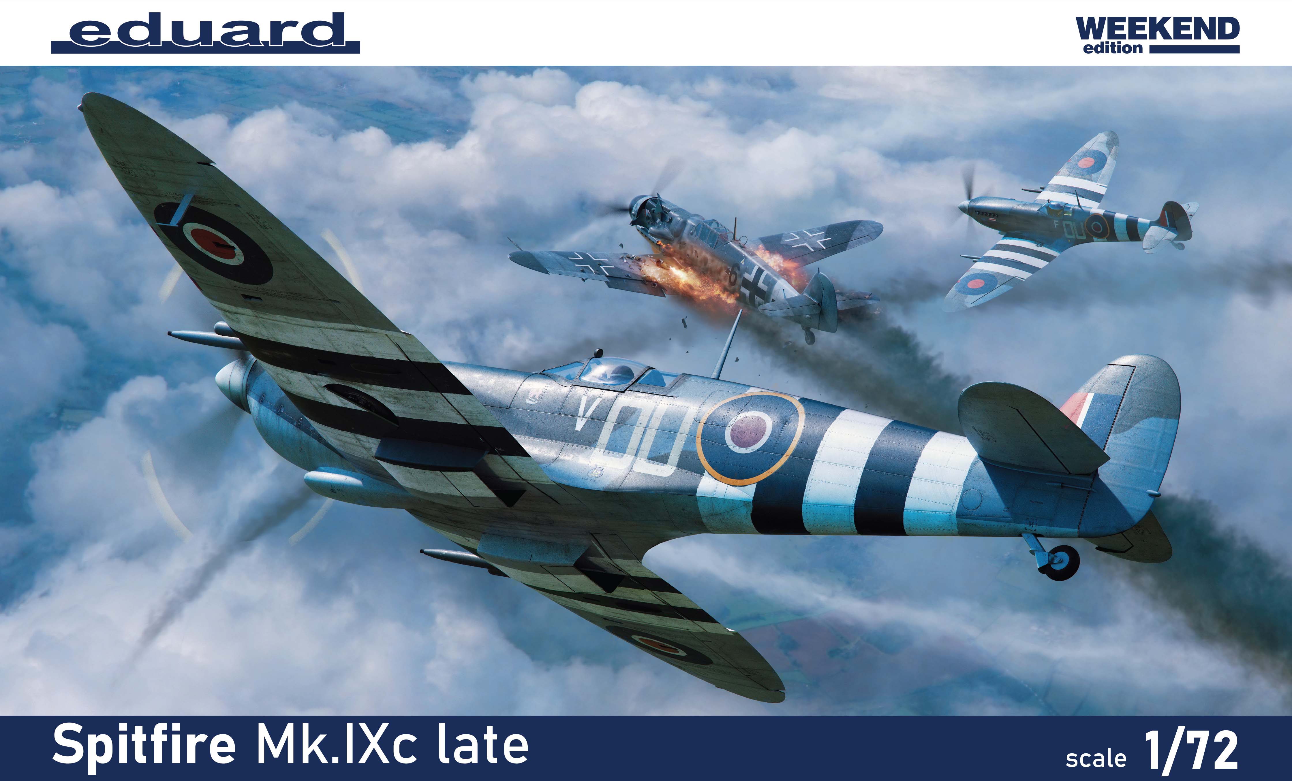 Сборная модель 1/72 Supermarine Spitfire Mk.IXc late Weekend edition (Eduard kits)