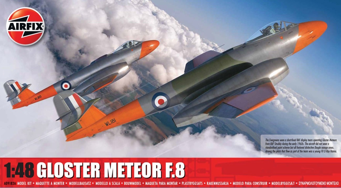 Сборная модель 1/48 Gloster Meteor F.8 (Airfix)