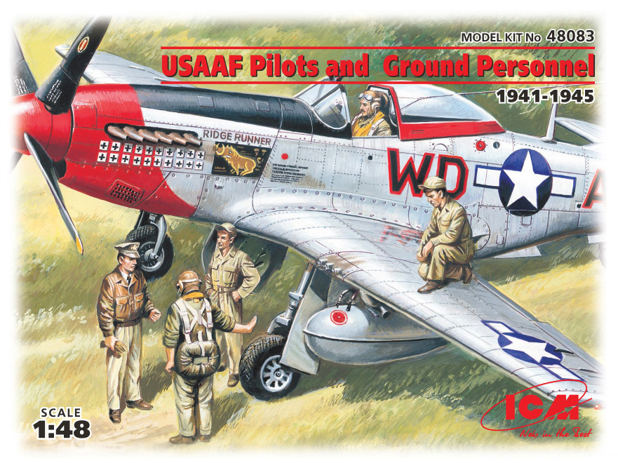 Дополнения из смолы 1/48 USAAF Pilots and Ground Personnel (ICM)