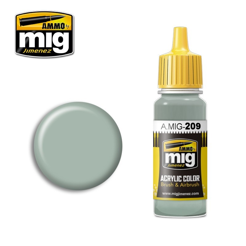Краска акриловая FS 36495 LIGHT GRAY (светло-серый) (Ammo Mig) (17ml)