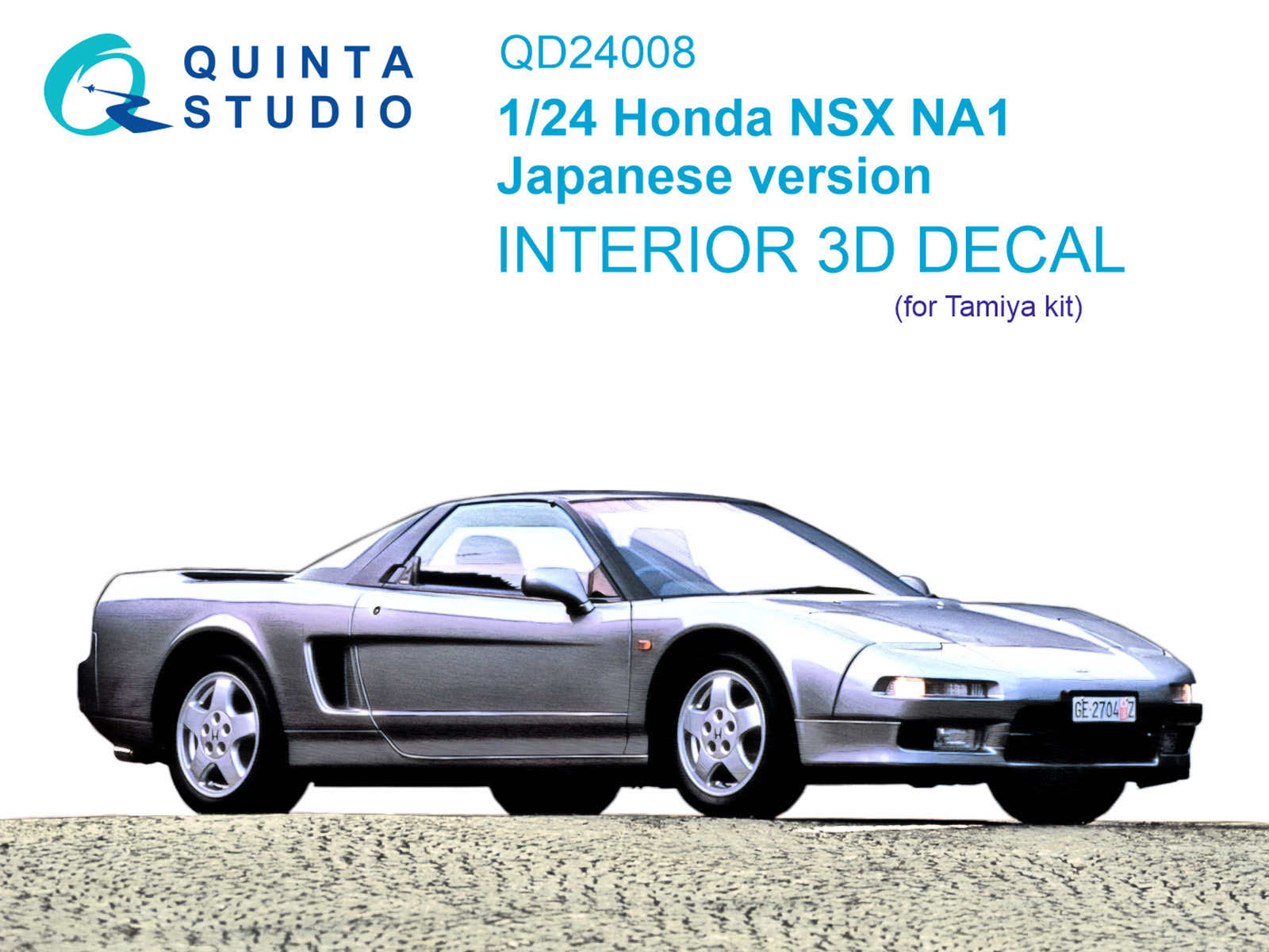3D Декаль интерьера кабины Honda NSX NA1 Japanese version (Tamiya)