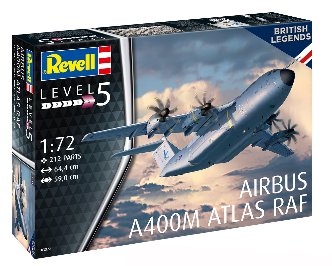 Сборная модель 1/72 Airbus A400M Atlas RAF (Revell)