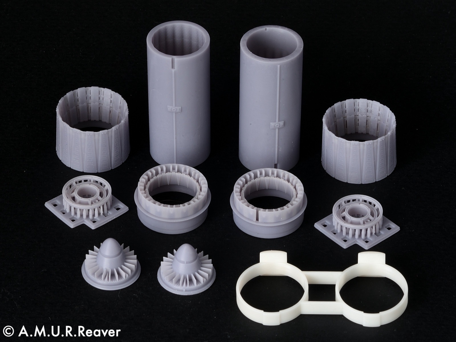 Дополнения из смолы 1/48 Сопла позднего типа General Electric J79 (F-4E/EJ/G/J/S) (A.M.U.R.Reaver)