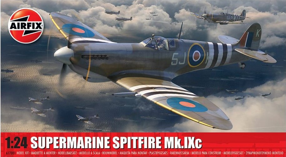 Сборная модель 1/24 Supermarine Spitfire Mk.IXc (Airfix)