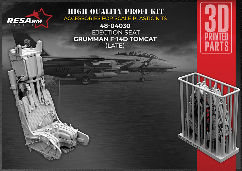 Дополнения из смолы 1/48 Катапультное кресло GRUMMAN F-14DCAT (LATE) (RESArm)