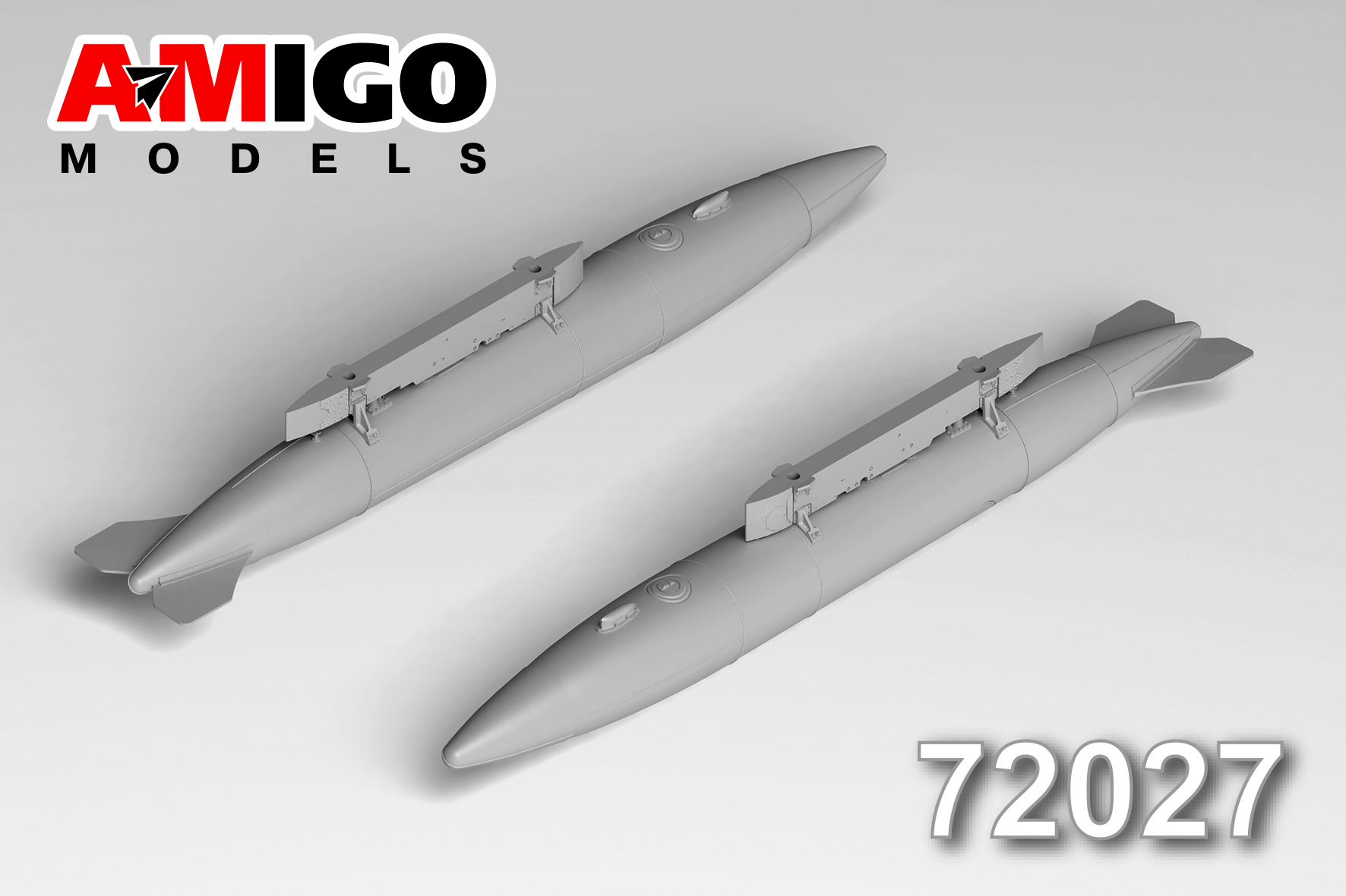 Дополнения из смолы 1/72 Подвесной топливный бак ПТБ-640 для модели Су-7, Су-9, Су-11 (Amigo Models)