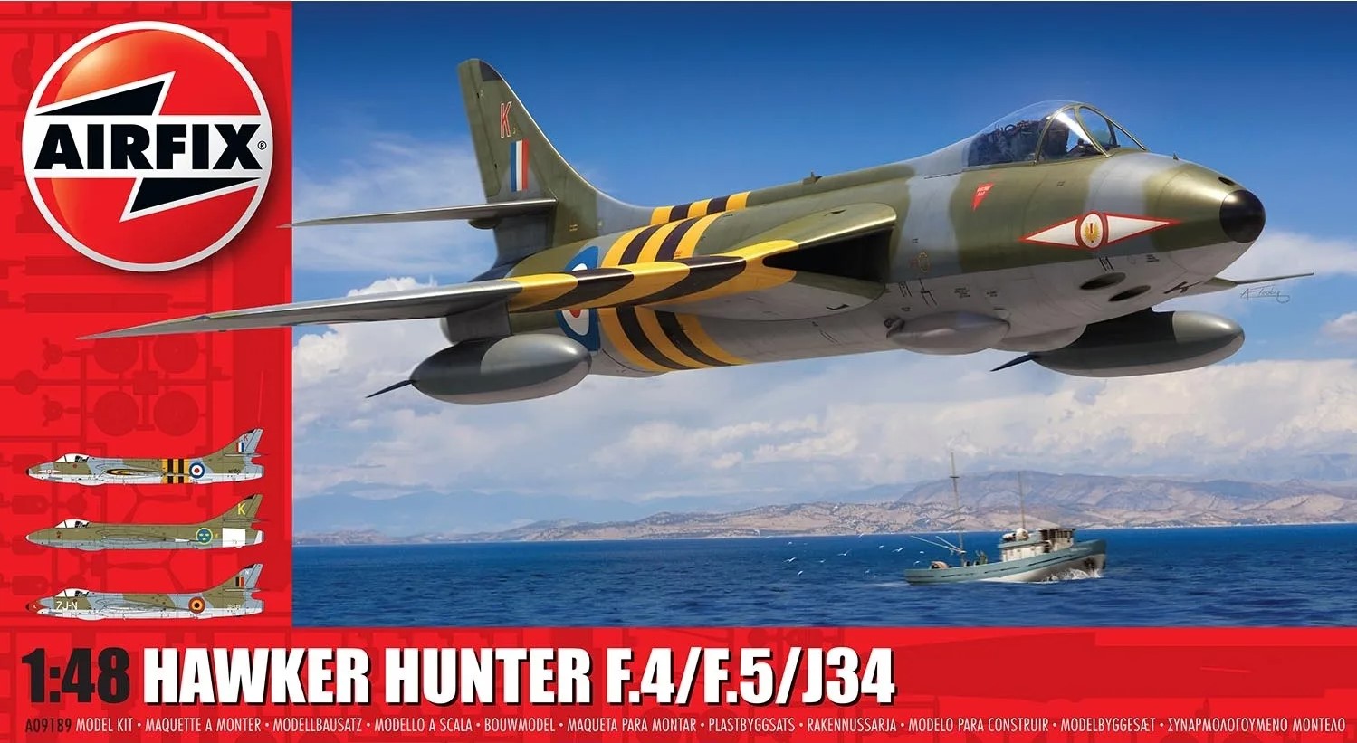 Сборная модель 1/48 Hawker Hunter F.4 (Airfix)