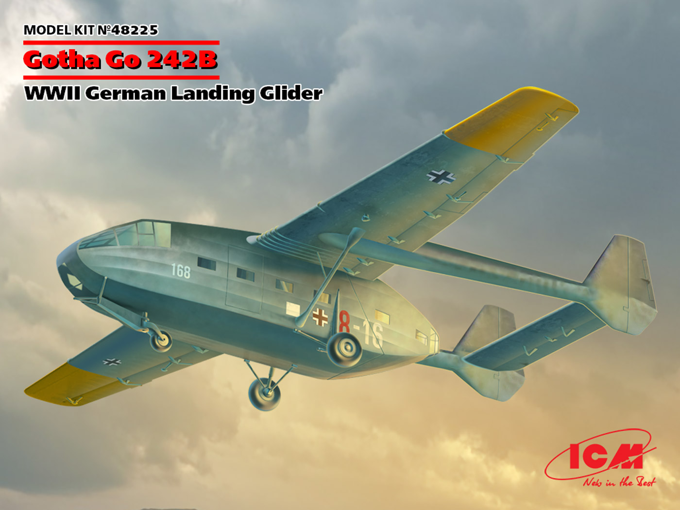 Сборная модель 1/48 Gotha Go-242B (ICM)