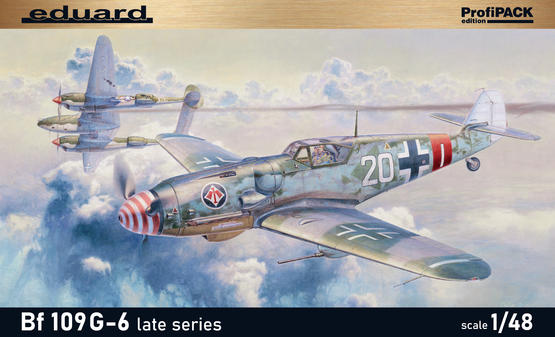 Сборная модель 1/48 Messerschmitt Bf-109G-6 late series ProfiPACK (Eduard kits)