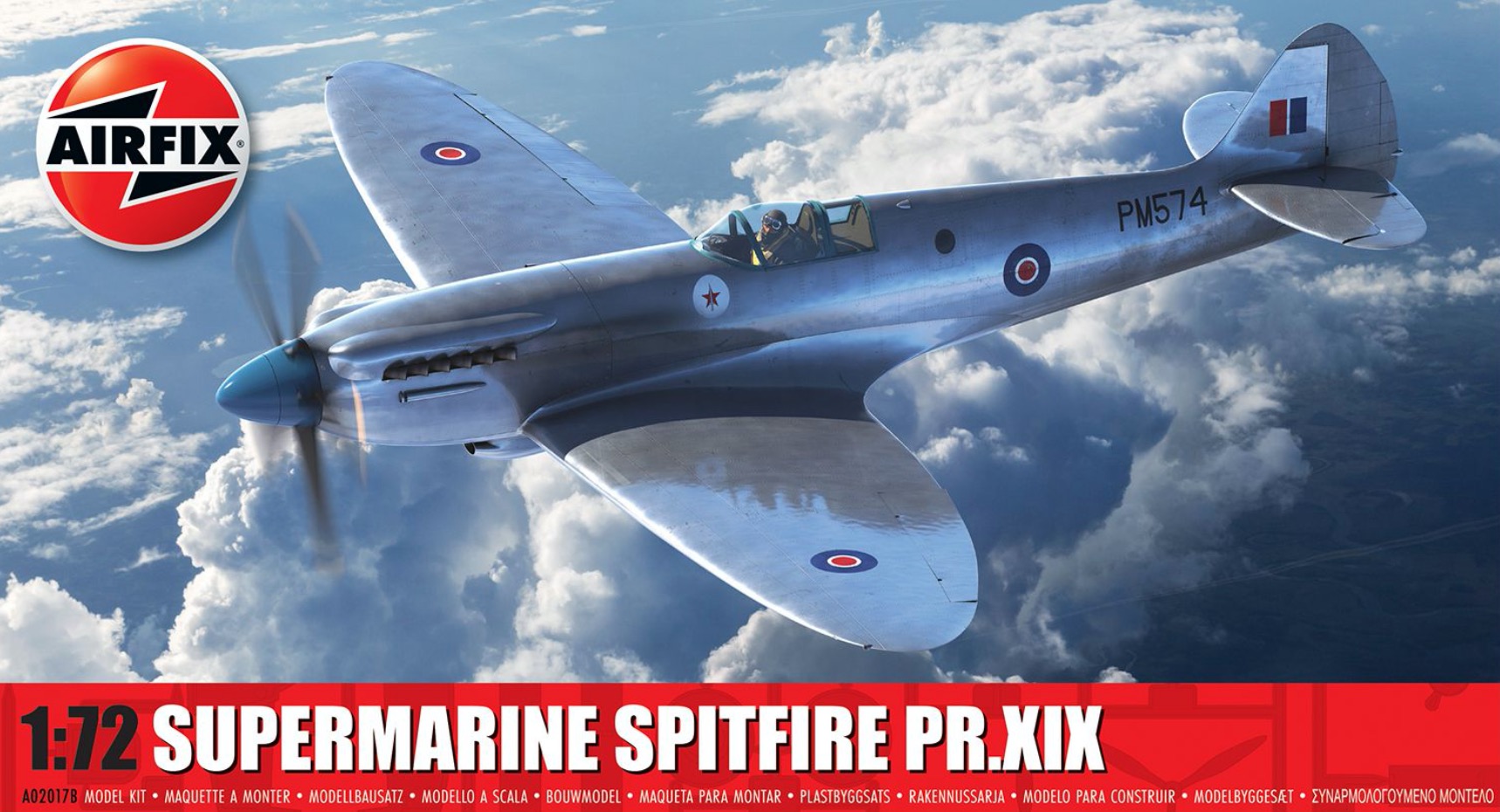 Сборная модель 1/72 Supermarine Spitfire Pr Mk.XIX (Airfix)