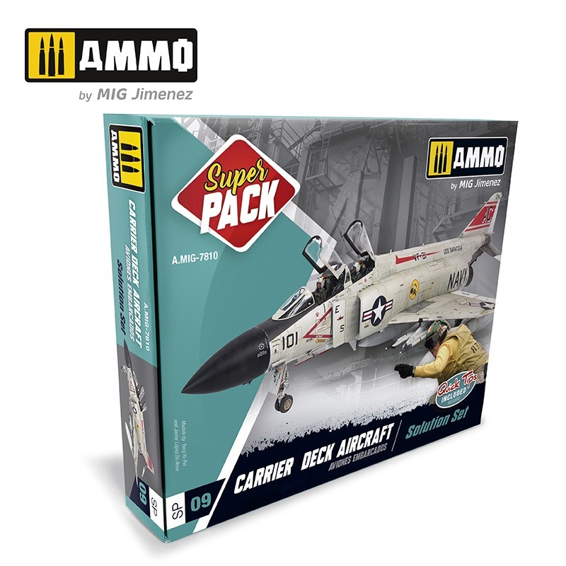 Набор для создания эффектов SUPER PACK Carrier Deck Aircraft Solution Set (Ammo Mig)