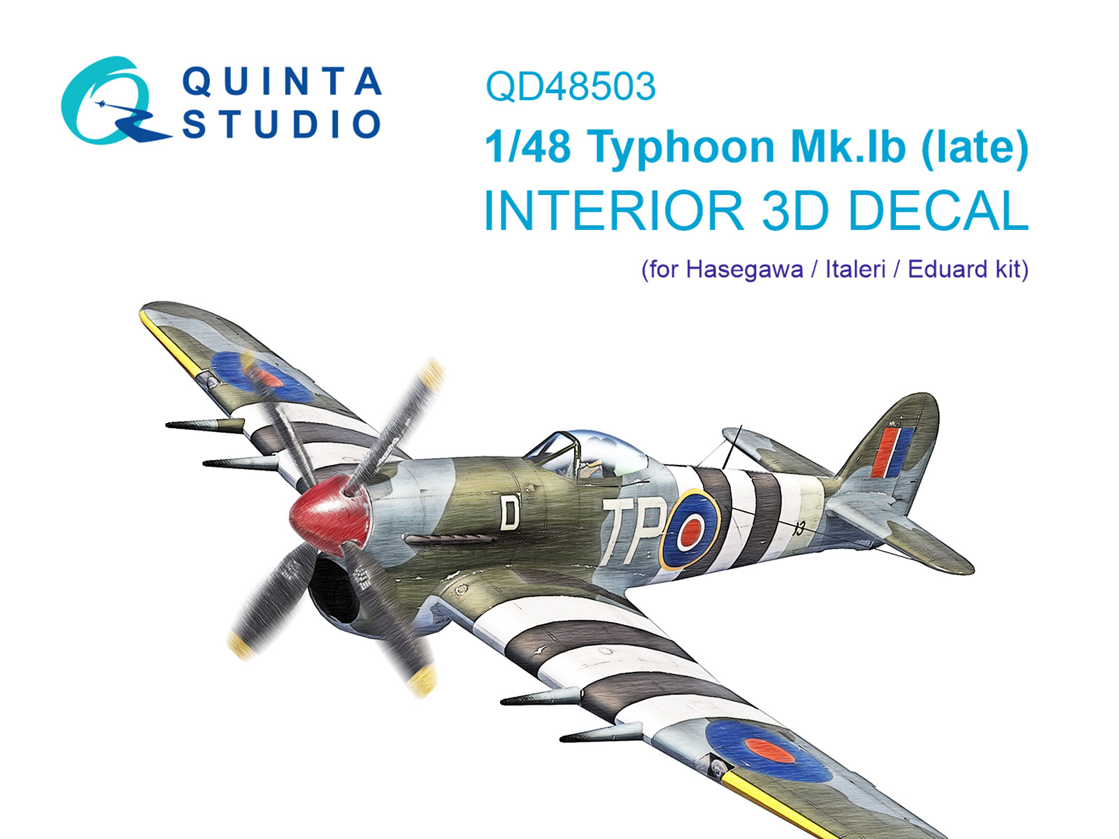 3D Декаль интерьера кабины Typhoon Mk.Ib late (Hasegawa/Italeri)