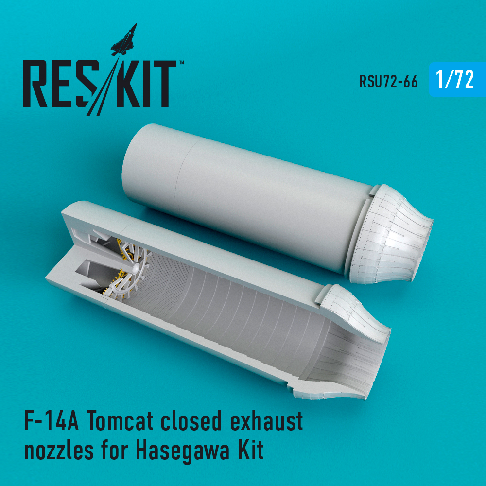 Дополнения из смолы 1/72 Grumman F-14A Tomcat closed exhaust nozzles (ResKit)