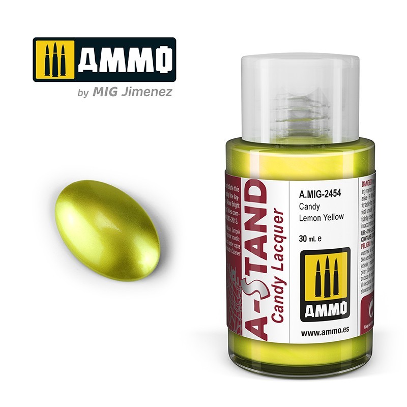 Лак A-STAND Candy Lemon Yellow (Ammo Mig) (30ml)