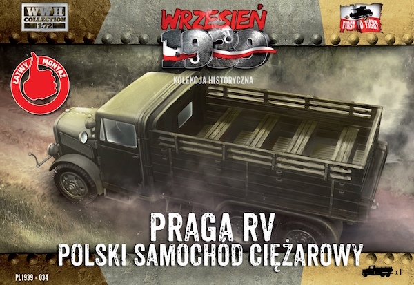 Сборная модель 1/72 Praga RV lorry/truck in Polish service (First To Fight Kits)