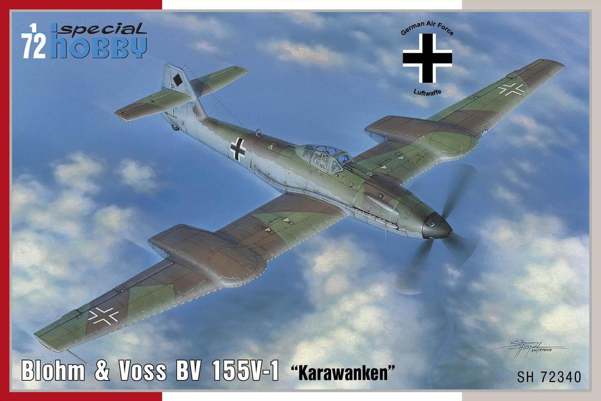 Сборная модель 1/72 Blohm&Voss BV 155V-1 'Karawanken' (Special Hobby)