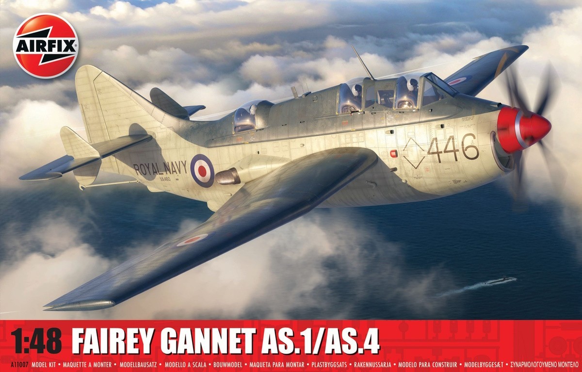 Сборная модель 1/48 Fairey Gannet AS.1/AS.4 (Airfix)