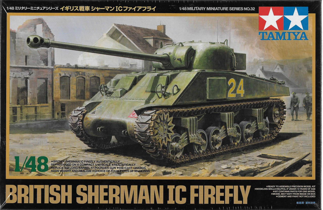 Сборная модель 1/48 Британский танк Sherman IC Firefly (Tamiya)