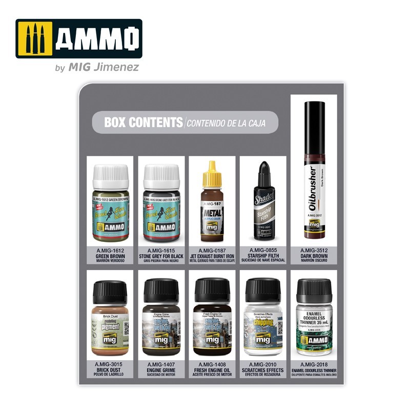 Набор для создания эффектов SUPER PACK AVRO Lancaster and Night RAF Bombers Solution Set (Ammo Mig)