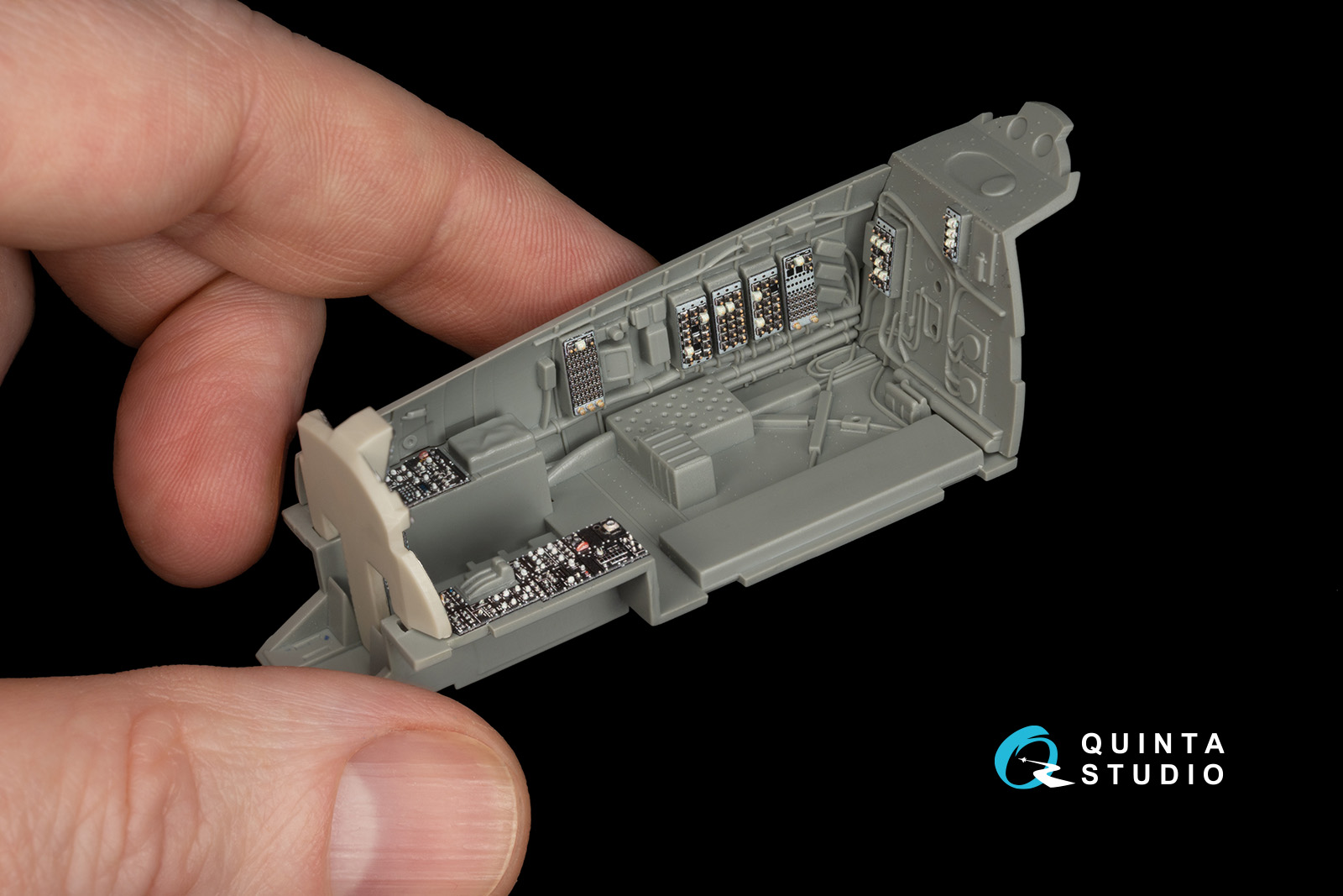 3D Декаль интерьера кабины со смоляными деталями F-15C PAD-upgraded (GWH)