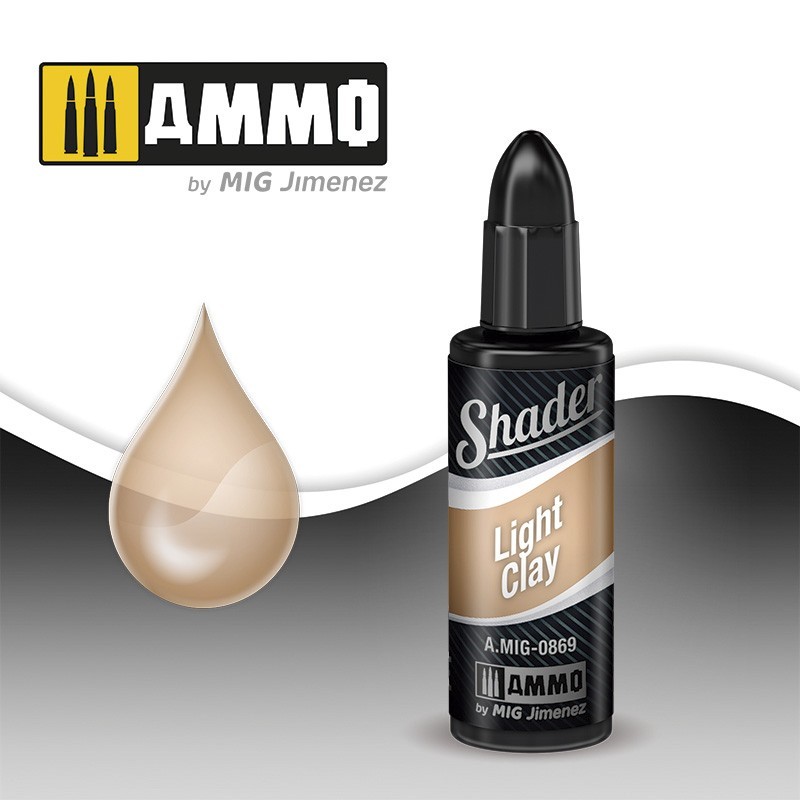 Акриловый шейдер SHADER Light Clay(10mL) (Ammo Mig)