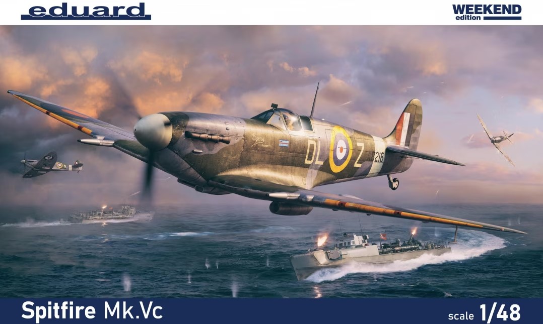 Сборная модель 1/48 Supermarine Spitfire Mk.Vc The Weekend edition kit (Eduard kits)