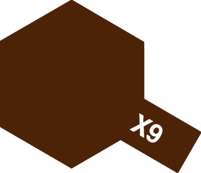 Краска акриловая Acrylic Mini X-9 Brown (Tamiya) (10ml)