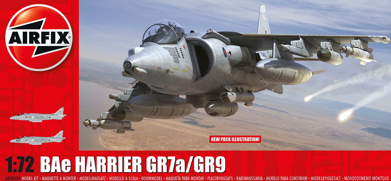 Сборная модель 1/72 BAe Harrier GR.9A/GR.9 (Airfix)
