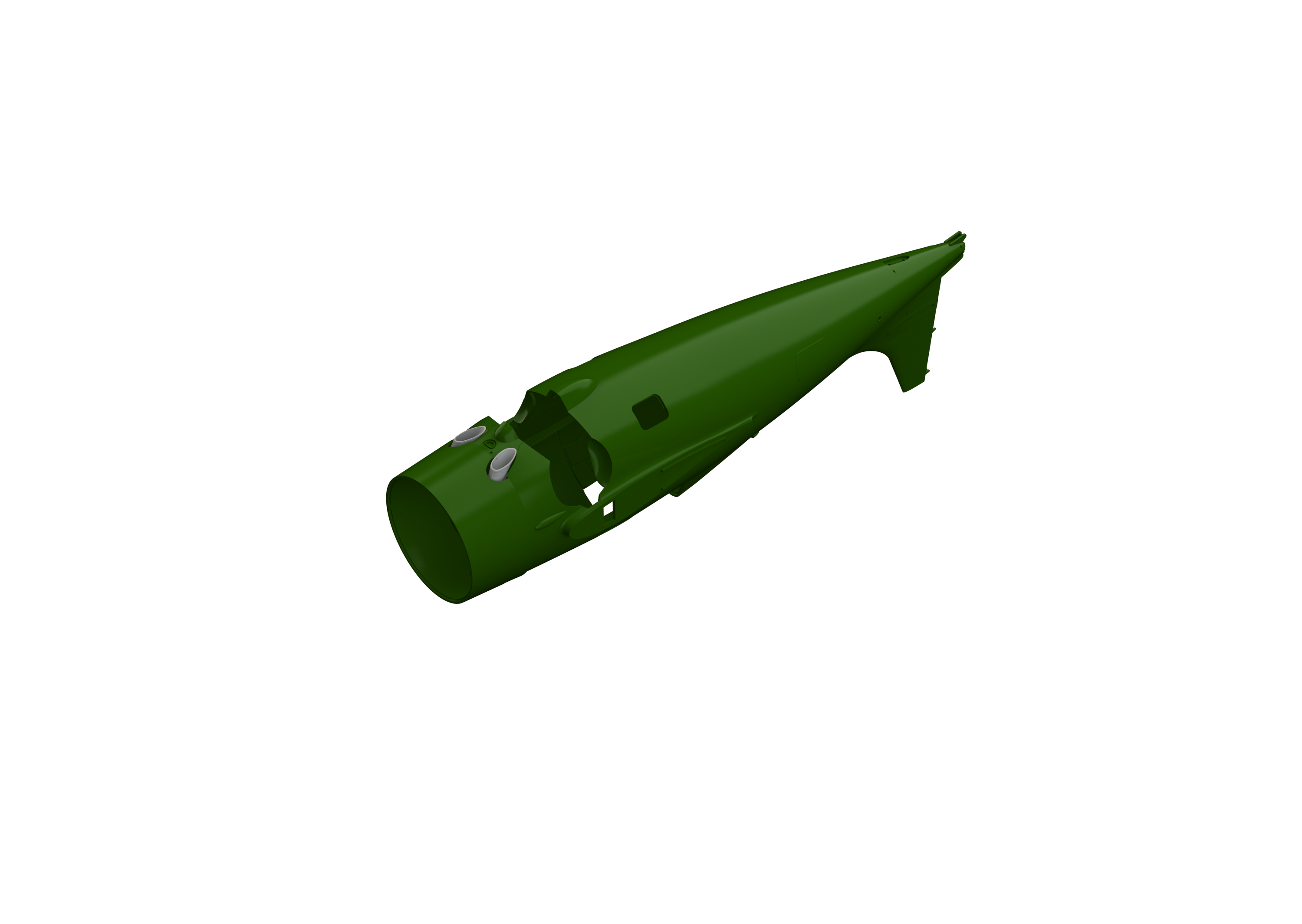 Дополнения из смолы 1/48 Grumman F4F-4 Wildcat exhausts (для модели Eduard)