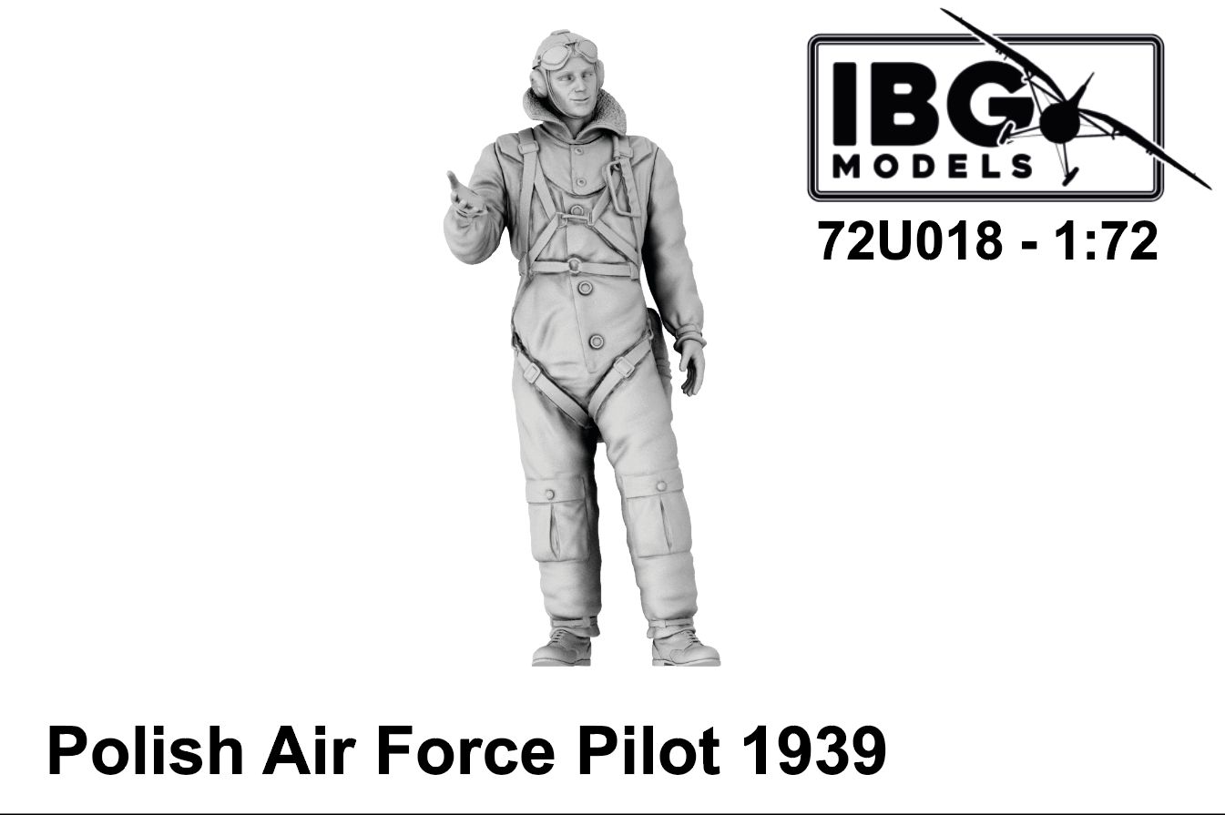 Дополнения из смолы 1/72 Polish Air Force Pilot 1939 (для модели Heller и IBG)