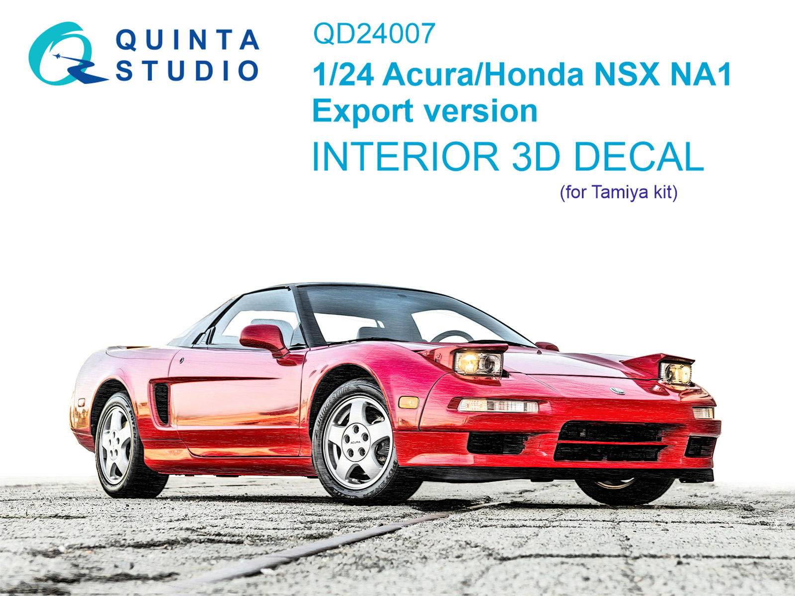 3D Декаль интерьера кабины Acura-Honda NSX NA1 Export version (Tamiya)