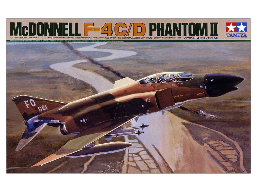 Сборная модель 1/32 McDonnell Douglas F-4C/D Phantom II (Tamiya)