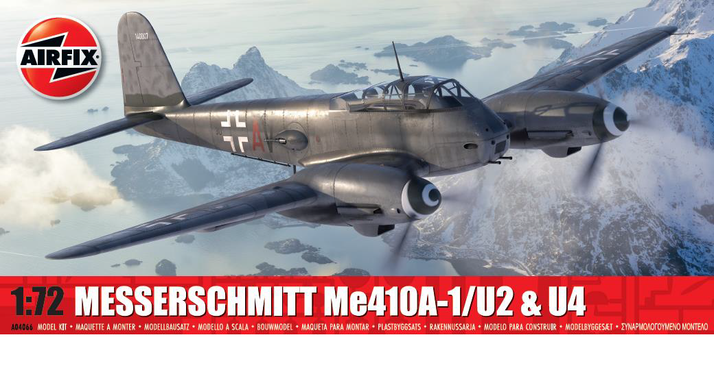 Сборная модель 1/72  Messerschmitt Me-410A-1/U-2 & U4 (Airfix)
