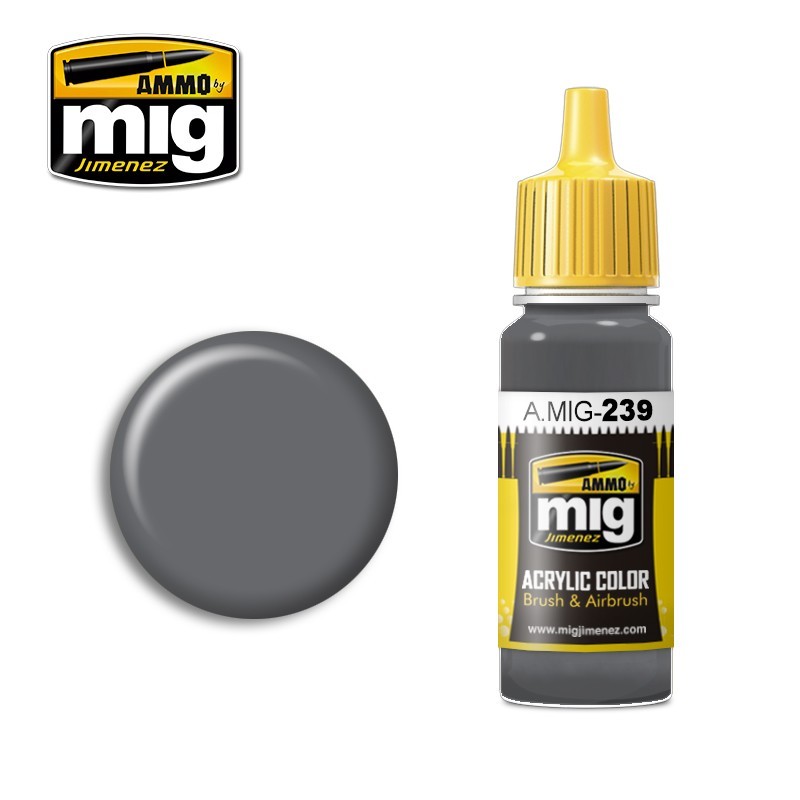 Краска акриловая FS 36122 NEUTRAL GRAY (нейтральный серый)  (Ammo Mig) (17ml)