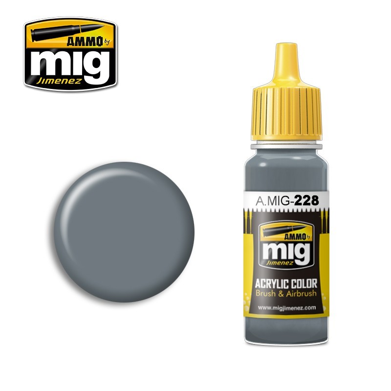 Краска акриловая FS 35164 INTERMEDIATE BLUE (ANA 608) (Ammo Mig) (17ml)